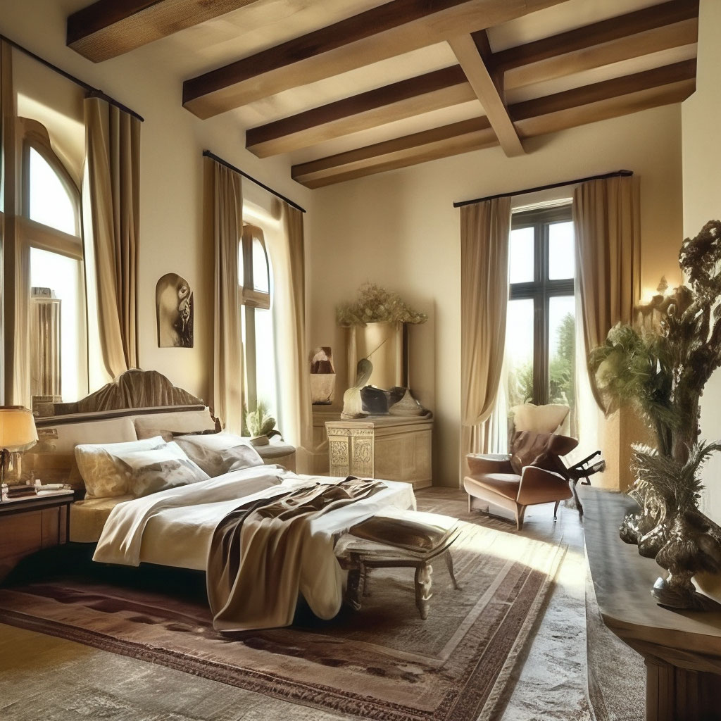 Современный итальянский стиль: объединение античности и кантри в мебели для гостиных и спален