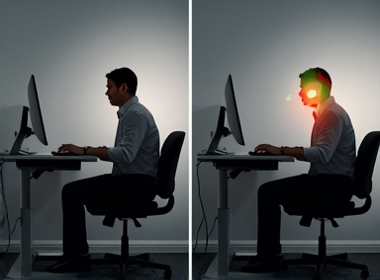 Осанка за компьютером: как не испортить спину